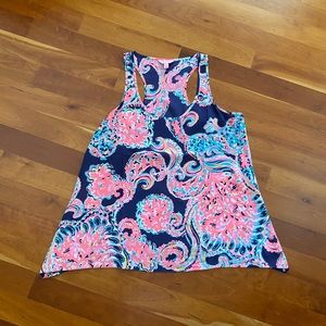 EUC Lilly Pulitzer Silk Tank